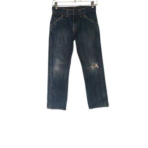 Levis‎ Strauss Signature Straight Jeans Womens 12 Reg Blue Denim Stretch Pockets